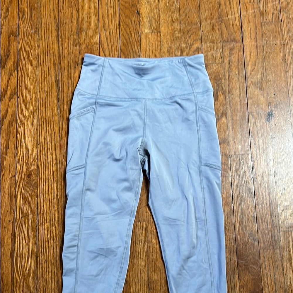 Women's lt blue leggings size S with pockets
